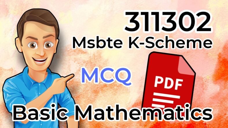 311302 - Basic Mathematics MCQ Questions PDF Free