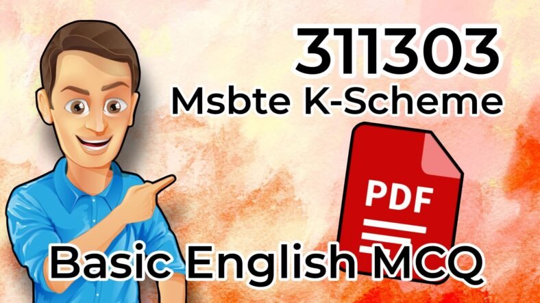 311303 - Basic English MCQ Questions PDF