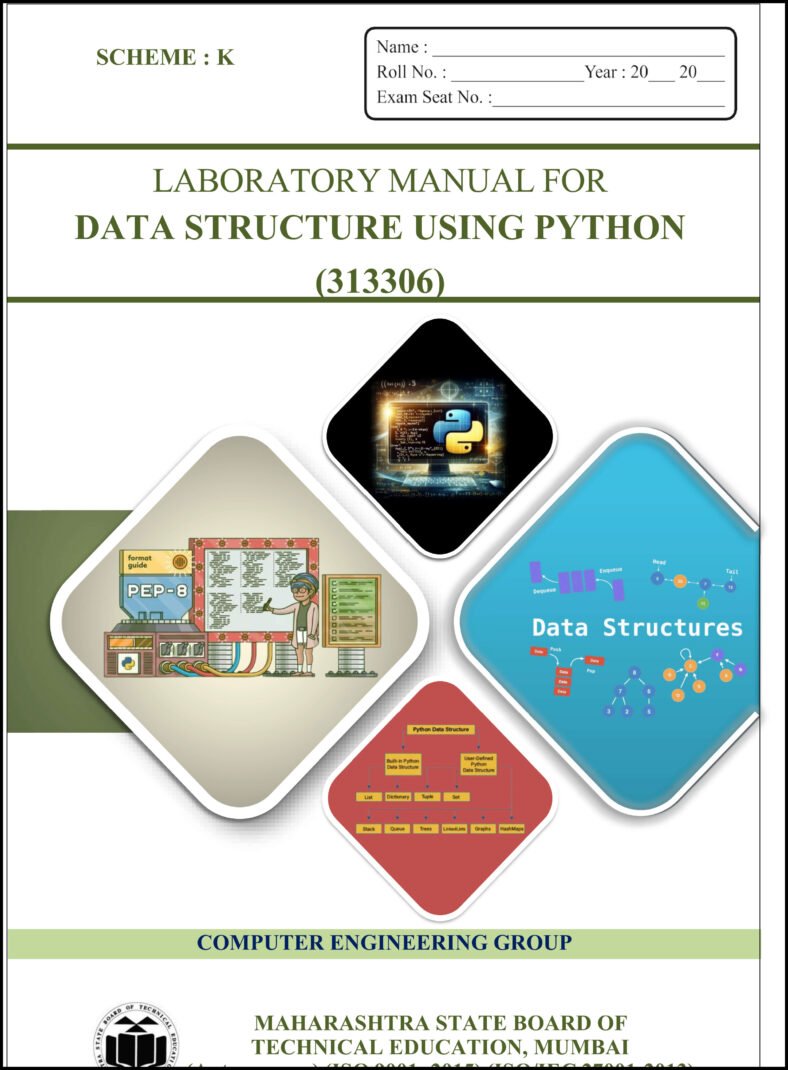 Data Structure using Python Lab Manual Pdf - msbte manual