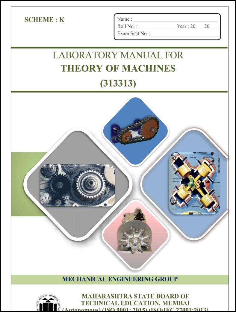 Theory of Machines Lab Manual Pdf - msbte manual