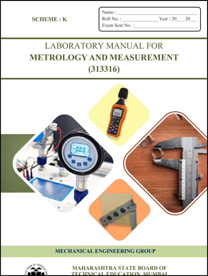 Metrology and Measurement Lab Manual Pdf - 313316