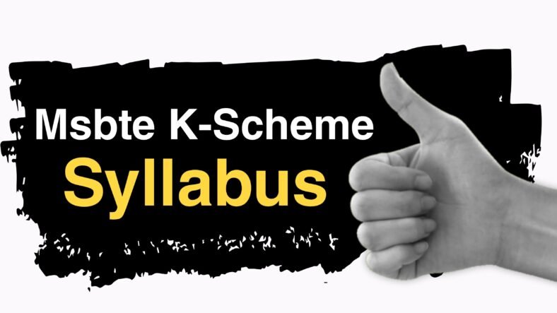 New k-scheme Msbte full syllabus of all branch
